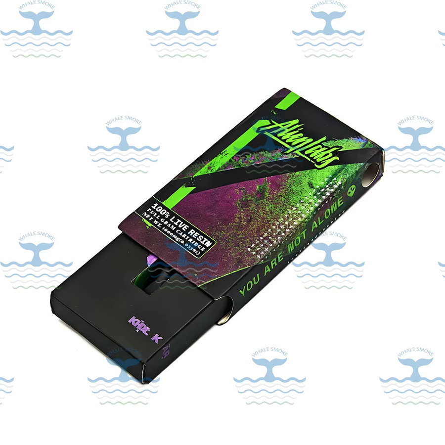Alienlabs Faltbare Kartuschen-Aufbewahrungsbox aus Papier, Multicolor, 1000mg - Bild 2