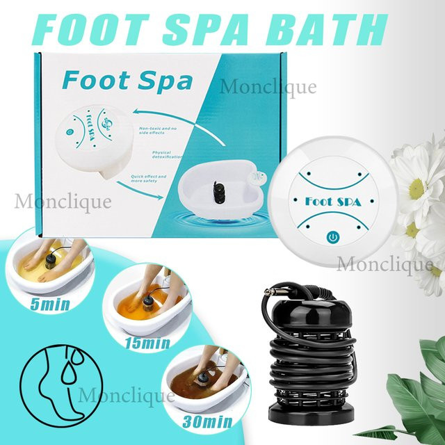Monclique Elektrische Fuß Detox Hydrotherapie Maschine, Weiß - Bild 1
