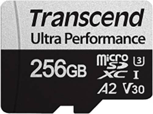Transcend microSDXC 340S Speicherkarte 256GB UHS-I U3 V30 A2 Class 10 Multicolor - Bild 1