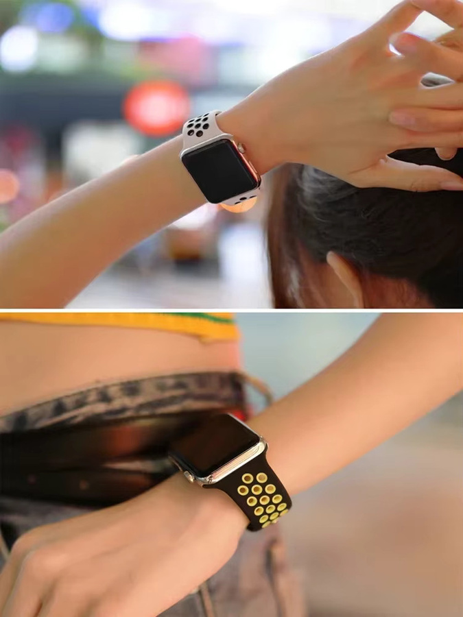 Sport-Loop-Armband Silikon, Unisex - Bild 4