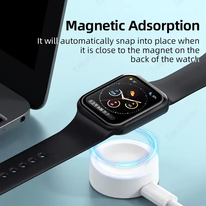 Samsung Kabelloses Ladegerät mit USB-C-Kabel als Schlüsselanhänger Schnell-Ladestation für Galaxy Watch 7 6 5 Classic Pro 4 3 Active 2 - Bild 3