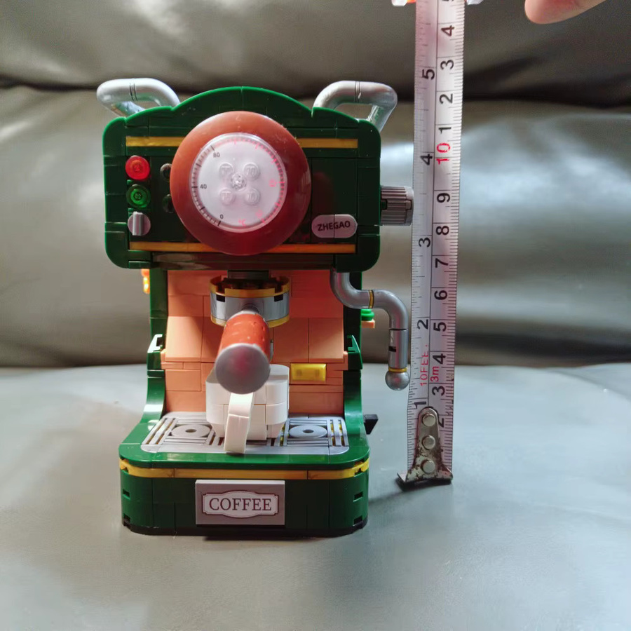 KNEW BUILT Kaffeemaschine Modell Bausteine Spielzeug, Kunststoff - Bild 3