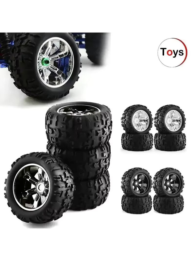 TIMEA Buggy-Reifen, 4-teiliges Set, 1/8, 156 mm, 17 mm Sechskant - Bild 4