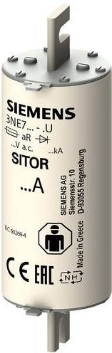 Siemens 3NE76481U Sicherungseinsatz Größe 3, 525A, 2000V, 2 Stück, Weiß - Bild 1