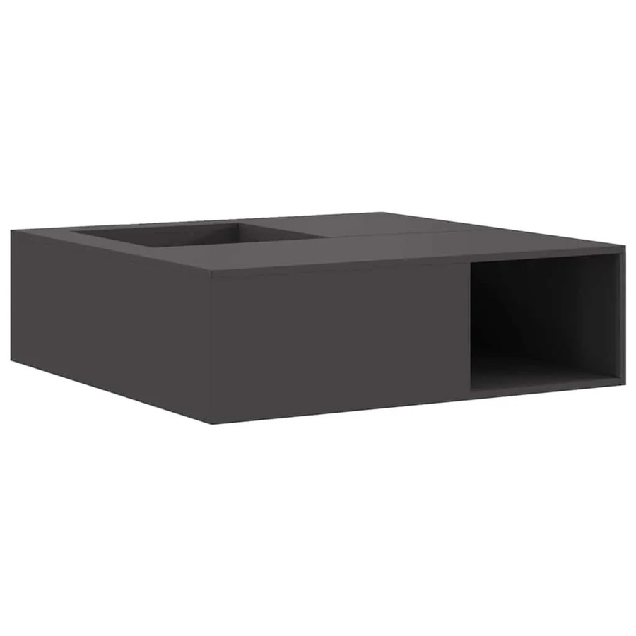 vidaXL Feuerstelle aus Stahl in Schwarz, B/T/H: 100 x 100 x 30 cm - Bild 2
