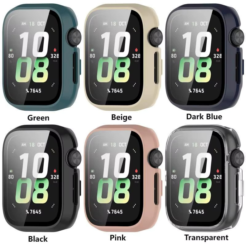 Honor Smartwatch-Zubehör, Schutzhülle mit gehärtetem Glasgehäuse, Schwarz - Bild 2