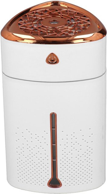 GoolRC Schreibtisch-Luftbefeuchter mit LED-Licht und Touch-Steuerung, Weiß, 1000 ml - Bild 1
