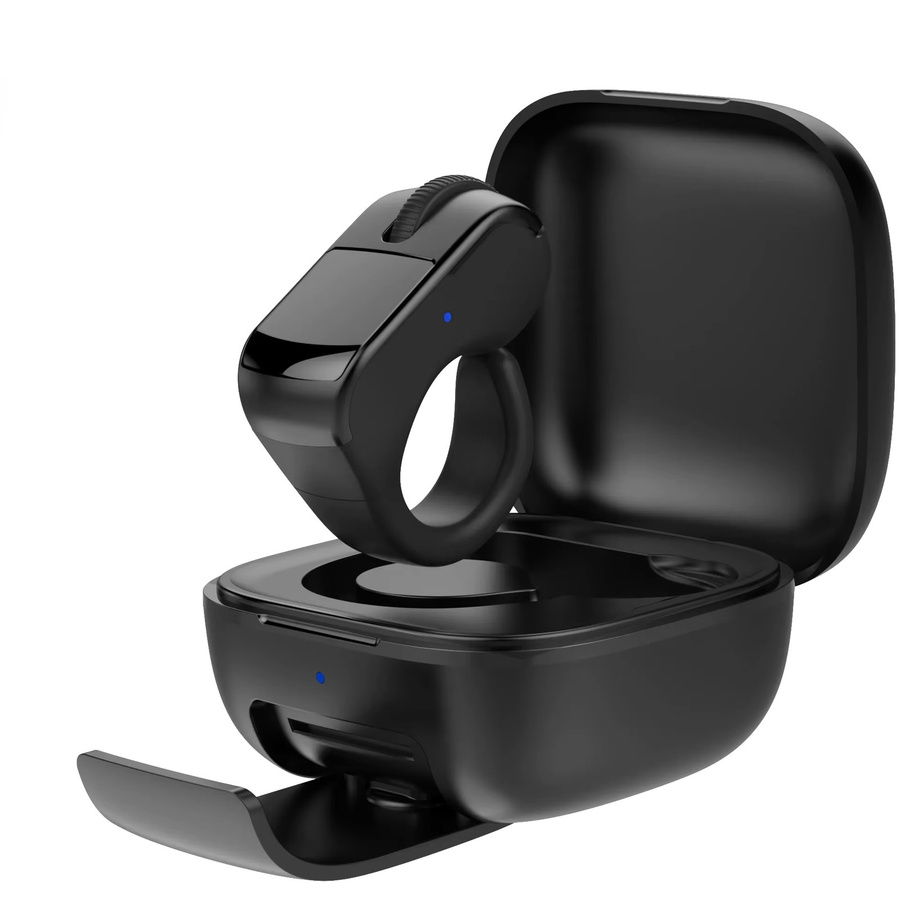 Rokid Smart Ring Controller für AI Smart Glasses in Schwarz oder Pink zum Umblättern und für die Fotoaufnahme - Bild 4