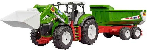 Bruder Roadmax Traktor mit Frontlader und Kippanhänger Spielfahrzeug - Bild 1