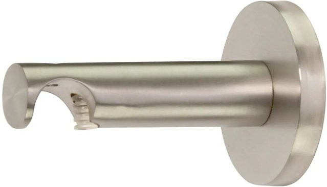 Mydeco Gardinenstangen-Halterung Function in Edelstahl-Optik, Farbe Silber, Durchmesser: 1,6 cm - Bild 1