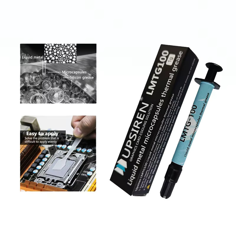 UPSIREN LMTG-100 CPU/GPU Wärmeleitpaste Silikonfett mit 100W Wärmeleitfähigkeit zur Kühlung von Prozessoren und Grafikkarten - Bild 2