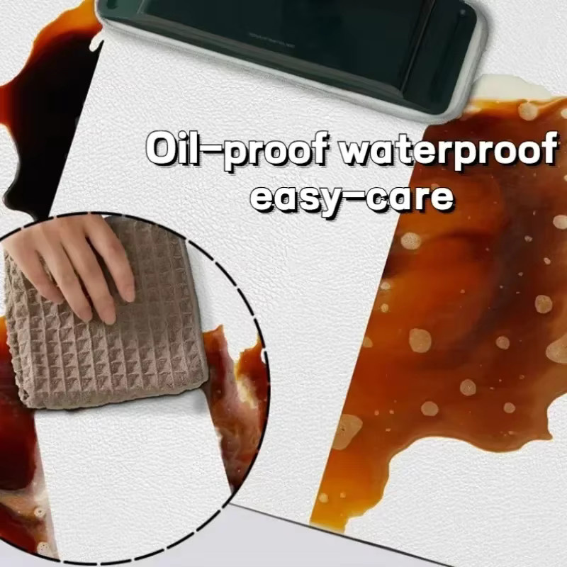 Küchenteppich Malea Experience aus PVC-Leder, rutschfest, wasserdicht und ölbeständig, Gitter-Design für Küche, Bad oder Balkon - Bild 1