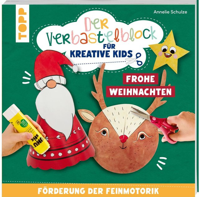 Topp Der Verbastelblock für kreative Kids Weihnachten Buch - Bild 1