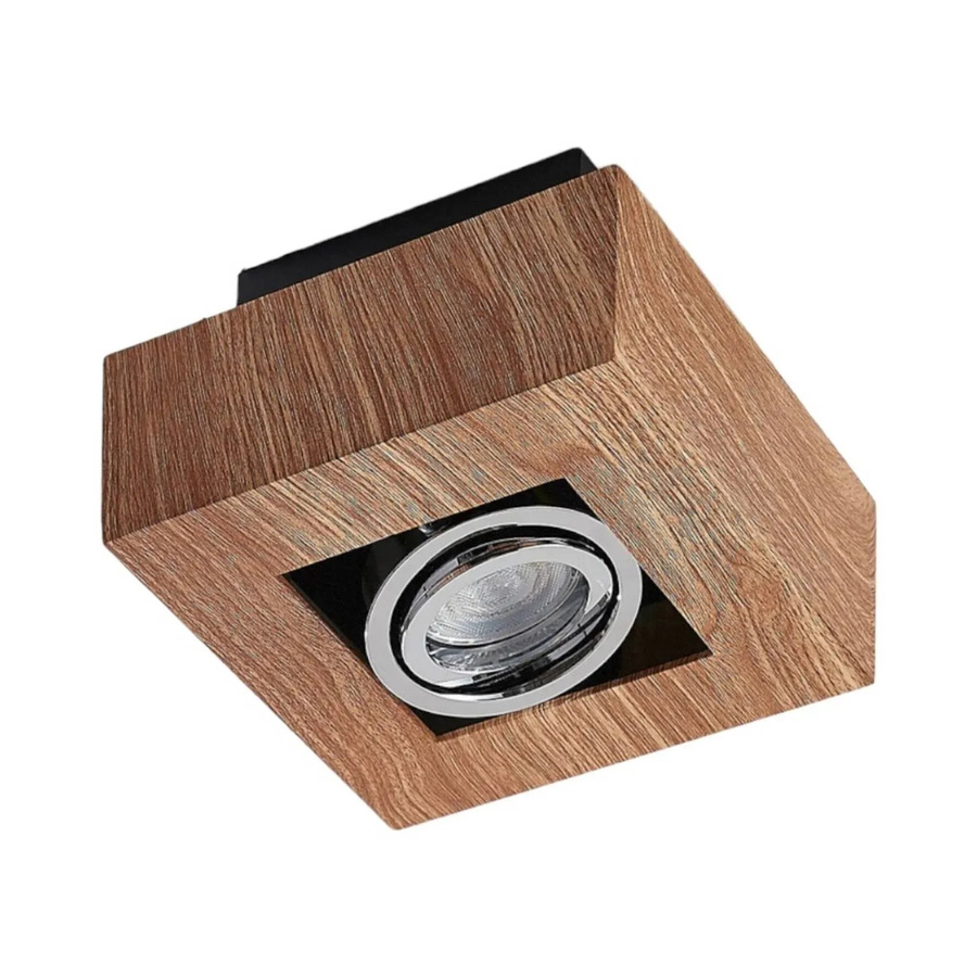Arcchio Strahler Vince 9621712 Modern Deckenleuchte aus Metall in Holz Hell mit GU10 Fassung und verstellbarem Reflektor - Bild 2