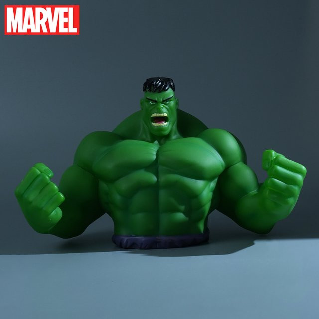 Offizielle Marvel Hulk Spardose aus PVC in Grün - Bild 1