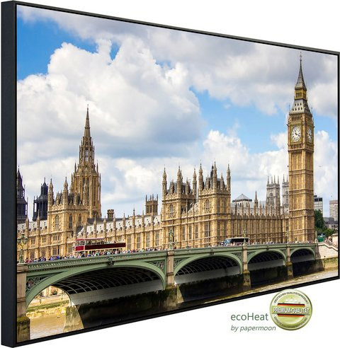 papermoon Infrarotheizung EcoHeat Big Ben in bunt mit App-Steuerung und Überhitzungsschutz - Bild 1