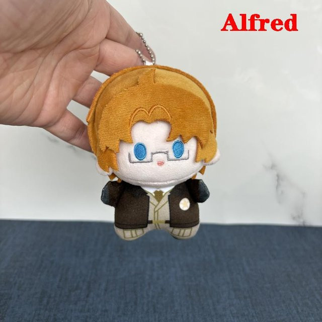 Yiran toy Hetalia Anime Arthur Kirkland Ivan Braginsky Alfred F. Jones, Plüschtier Puppe, 10cm, ab 18 Jahre - Bild 1