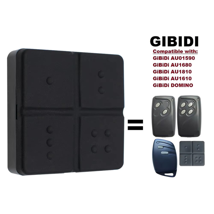 Gibidi Wood Domino Garagentor-Fernbedienung AU1600 AU1810 AU1610 AU01590 AU1680 Toröffner 433 MHz - Bild 2