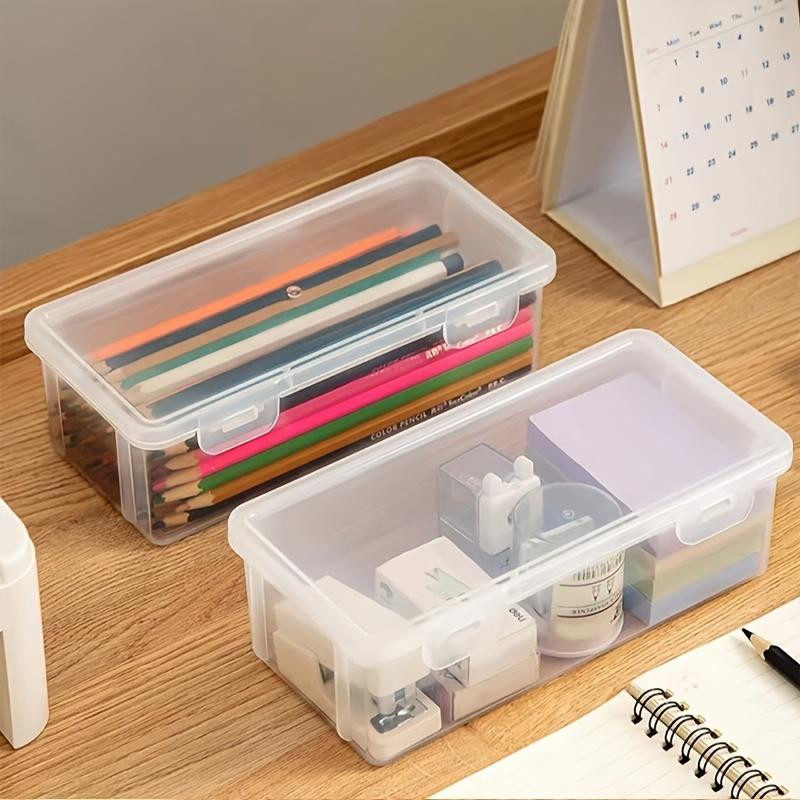 Yiran Furniture Transparente Aufbewahrungsbox aus Kunststoff mit Schnalle für Schmuck, Spielzeug und Kleinteile - Bild 2