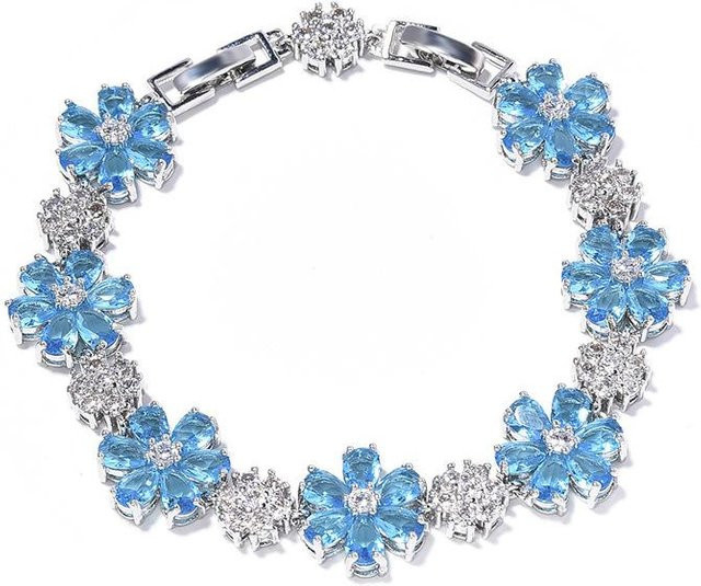 YIRAN Jewelry Armband, Kupfer, Zirkonia, Smaragd, Damen - Bild 1