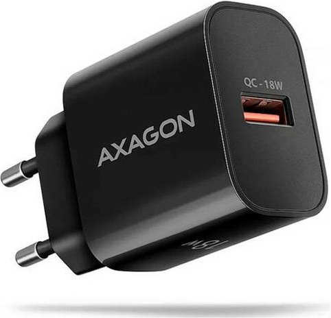 AXAGON USB Ladegerät 18W mit USB-A Quick Charge 3.0 und Fast Charge in Schwarz - Bild 1