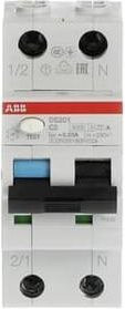 ABB RCBO FI-Schutzschalter und Leitungsschutzschalter 2A in Weiß - Bild 1