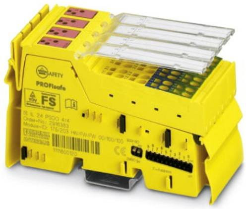 Phoenix Contact SPS-Erweiterungsmodul IB IL 24 PSDO 4/4-PAC 2916493 in Gelb, 24 V/DC - Bild 1