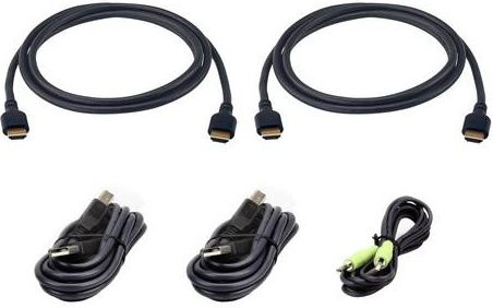 ATEN Secure HDMI Dual Display KVM Cable Kit in Schwarz für 8K Auflösung - Bild 1