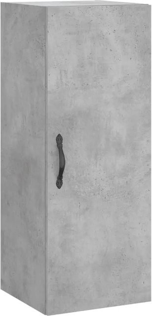 vidaXL Wandschrank in Betongrau aus Holzwerkstoff, B/T/H: 34,5 x 34 x 90 cm - Bild 1