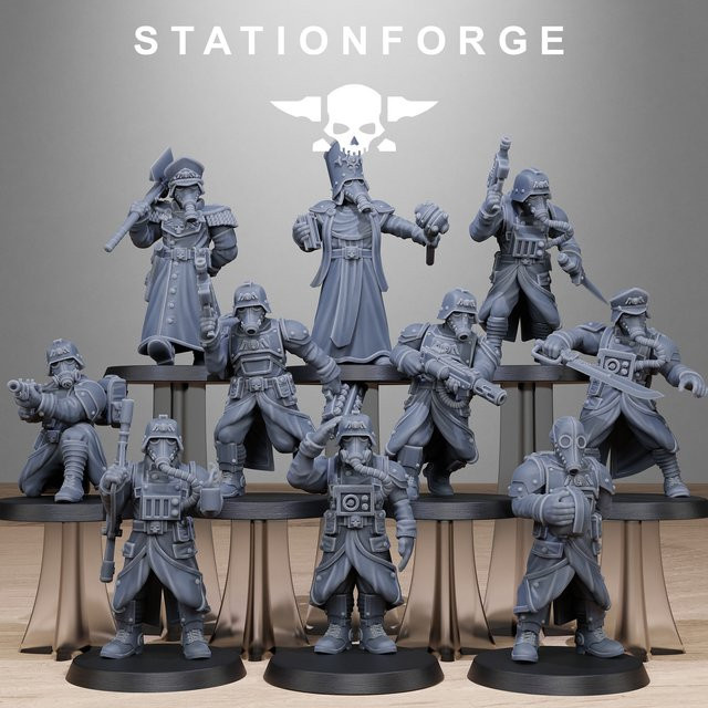 HENGSHI GrimGuard Vigils, Miniatur, Fantasy, Zubehör - Bild 1