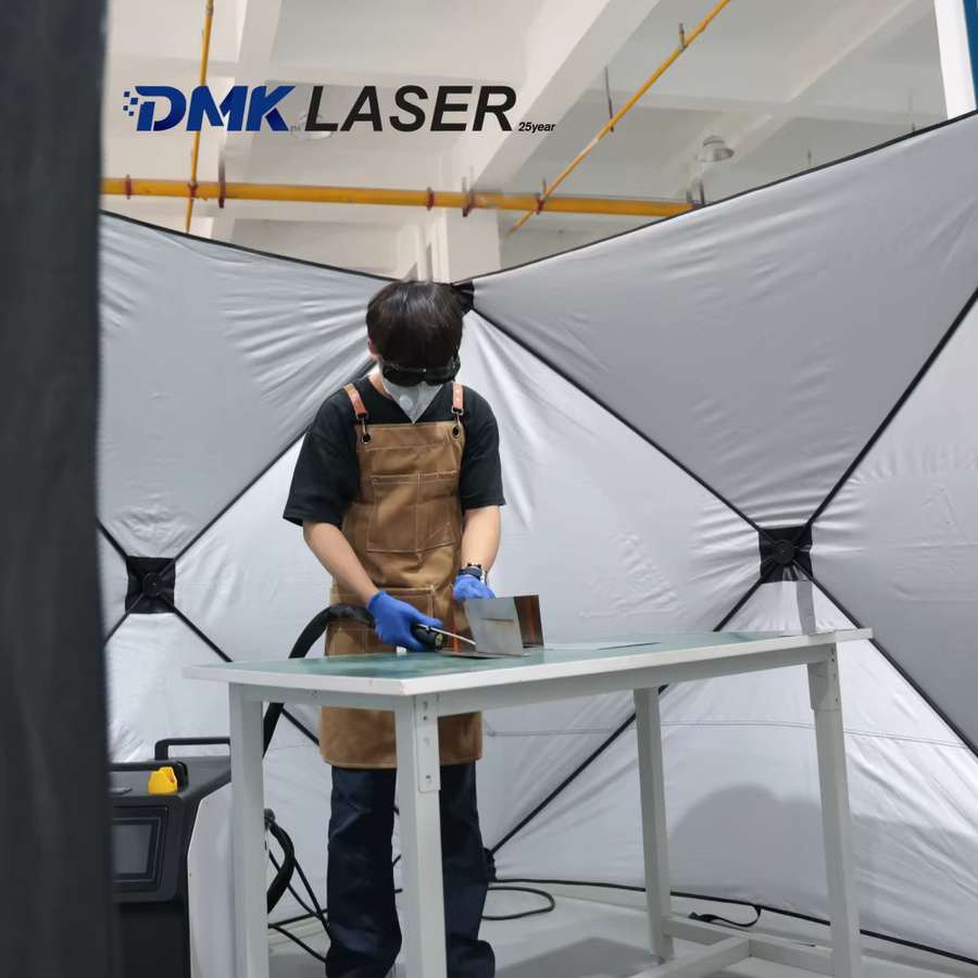 DMK Laserschutzschirm faltbar und tragbar als feuerfester Anti-Laser-Strahlungsvorhang für Laserschweißmaschinen - Bild 3