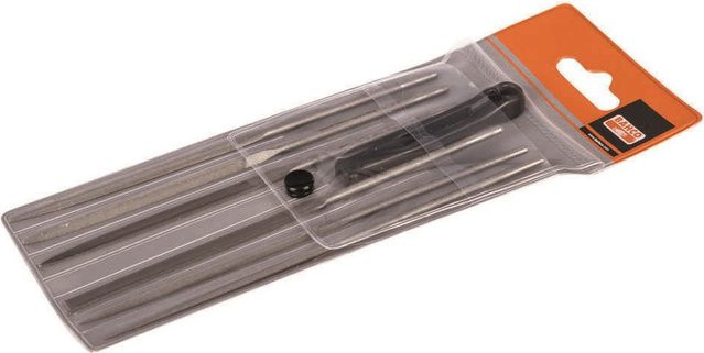 Bahco Nadelfeilenset 6-teilig in Silber mit Kunststofftasche, Länge: 160 mm - Bild 2