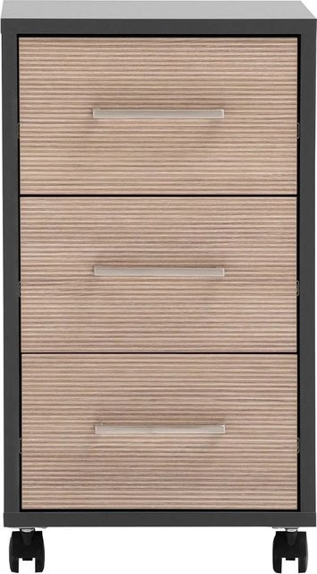 Schildmeyer Rollcontainer Metz Anthrazit mit Rollen B/T/H: 59,7 x 32,6 x 39,1 cm - Bild 1