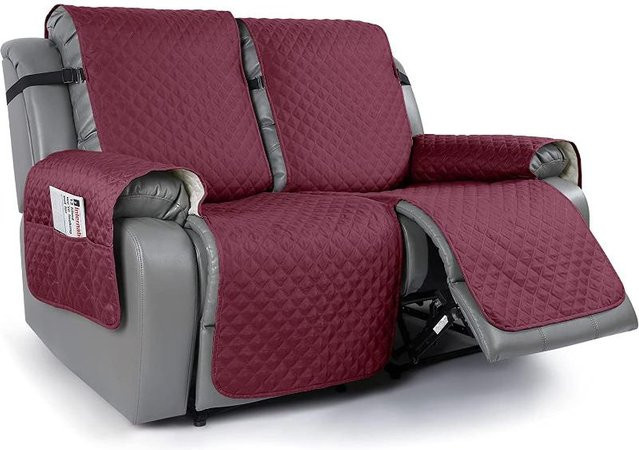 Ruttime Rutschfester Sofabezug als Wendebezug für 1 bis 3 Sitzer und Sessel, Rot, Polyester - Bild 1