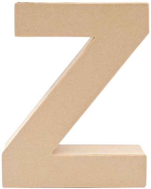 Rico Design 3D Papp-Buchstabe Z für die Tischdekoration - Bild 1
