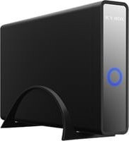 ICY BOX Festplattengehäuse IB-382H-C31 für 3,5 Zoll und 2,5 Zoll Festplatten mit USB-C in Schwarz und Blau - Bild 1