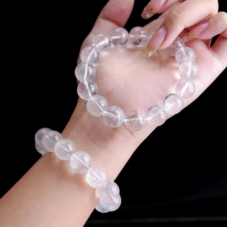 JD Naturstein Armband, Weiß, Kristall, Unisex - Bild 3
