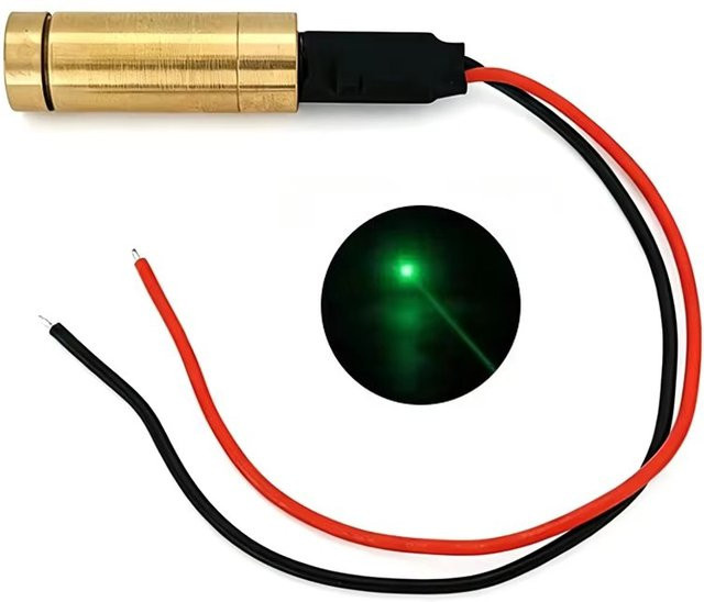 Grüner Punkt-Positionierungs-Laser Modul für DIY-Holzbearbeitung und Markierung mit 532nm Wellenlänge - Bild 1