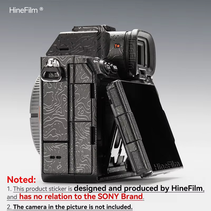Hinefilm Skin Schutzfolie für Sony Alpha 7V ILCE-7M5 Kamera in Rot - Bild 3