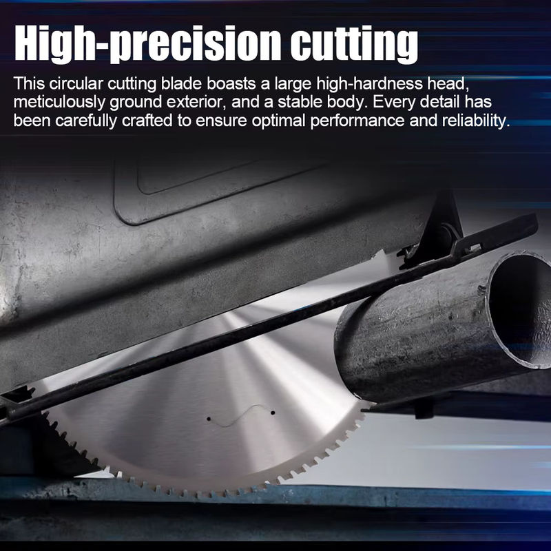 XCAN Metallschneidscheibe Hartmetall-Kreissägeblatt für Stahl, Farbe: Silber, Durchmesser: 305 mm, Zähne: 60T - Bild 2
