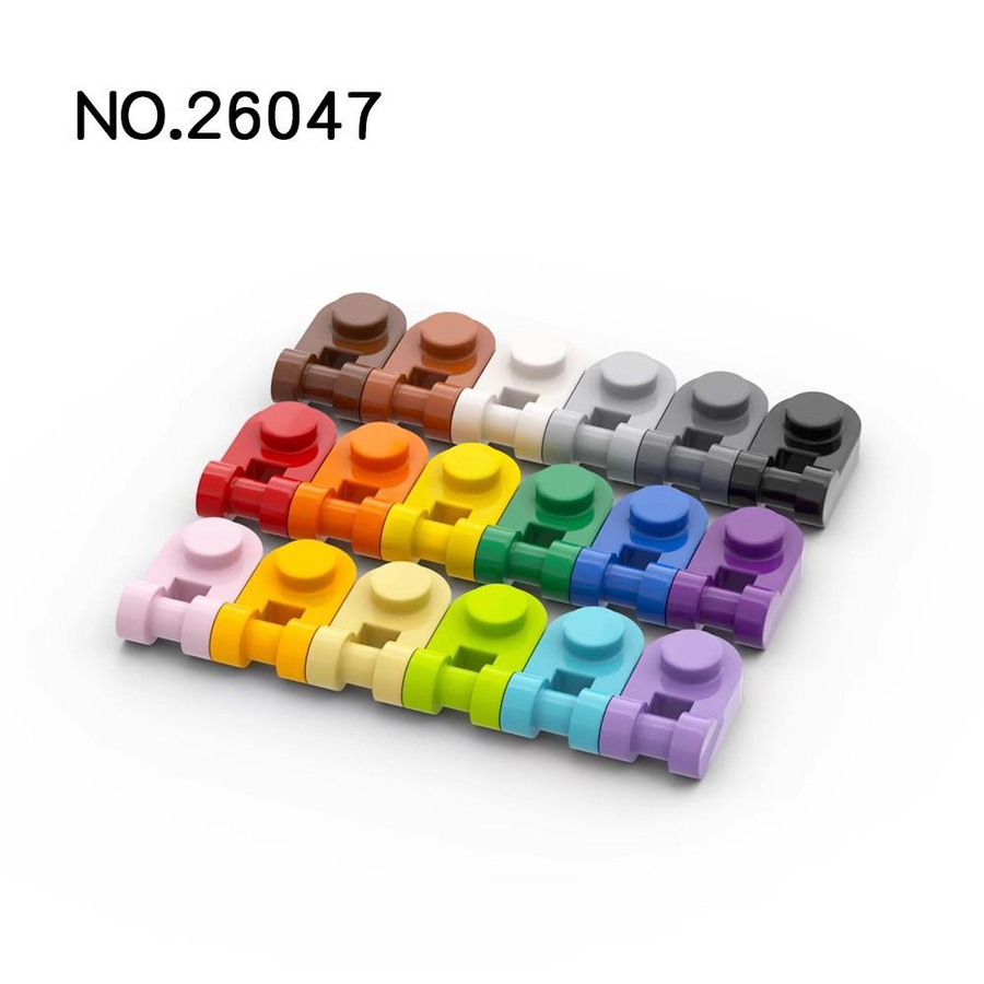 Yiran Toy MOC-Bauten Bausteine 26047 Platte Rund mit Stangen Griff 50-teiliges Set - Bild 2