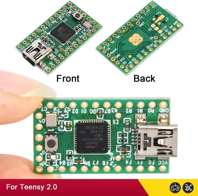HeroAngel USB AVR Entwicklungsboard für Teensy 2.0++ ISP U Disk Keyboard Mouse in Grün - Bild 1