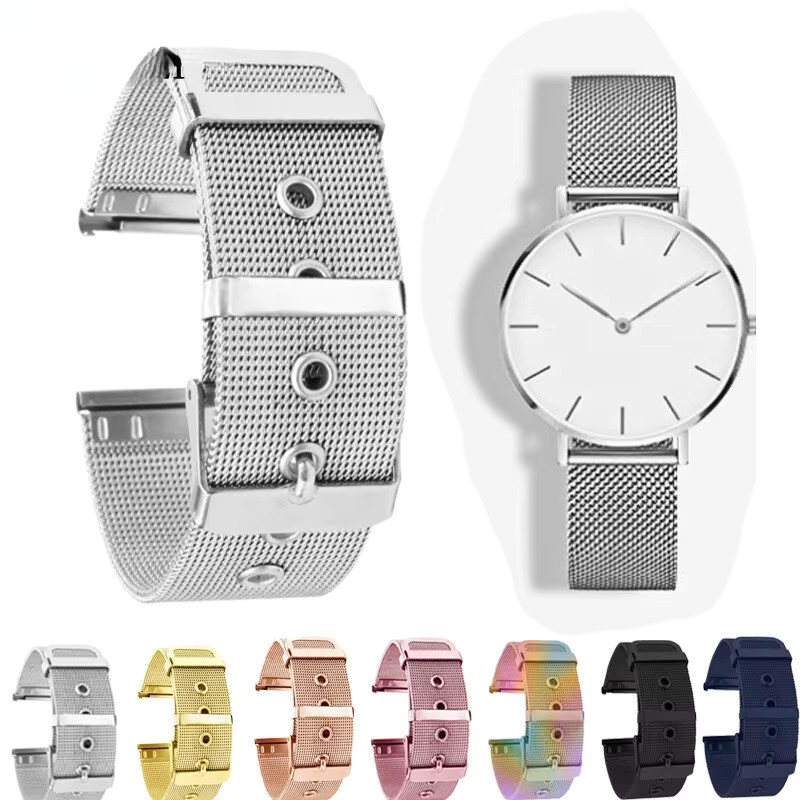 Aotelayer Uhrenarmband Milanaise, Edelstahl, Unisex, 20mm 22mm - Bild 4