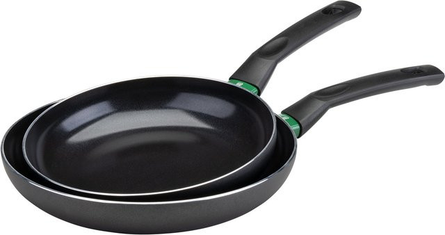 Fackelmann Pfannen-Set Bielefeld in Schwarz aus Keramik und Aluminium mit Antihaftbeschichtung, 2-teilig, Durchmesser: 24 cm und 28 cm - Bild 1