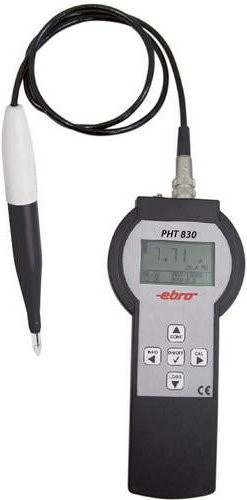 Ebro PHT 830 E pH-Messgerät zur Messung von pH-Wert und Temperatur in Schwarz - Bild 1