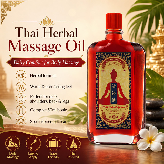 Thai Kräuter-Massageöl, 50 ml - Bild 1