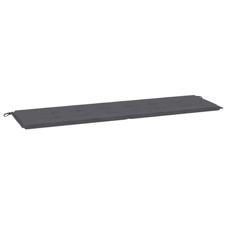 vidaXL Gartenbank-Auflage Anthrazit aus wasserabweisendem Oxford-Gewebe, B/T/H: 180 x 50 x 3 cm - Bild 2