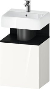 Duravit Waschtischunterschrank Qatego Wandhängend in Schwarz und Weiß B/T/H: 44 x 35 x 64,5 cm - Bild 1
