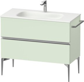 Duravit Waschtischunterschrank Sivida wandhängend mit 2 Schubladen, Farbe: Grün, B/T/H: 101 x 59,2 x 47,7 cm - Bild 1
