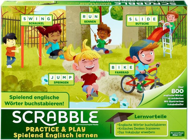 Hasbro Scrabble, Spielend Englisch lernen, ab 5 Jahre - Bild 1